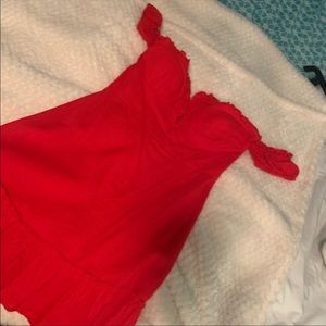 Red fashion nova dress